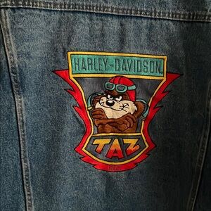 Harley-Davidson Denim Jacket with Taz Patch